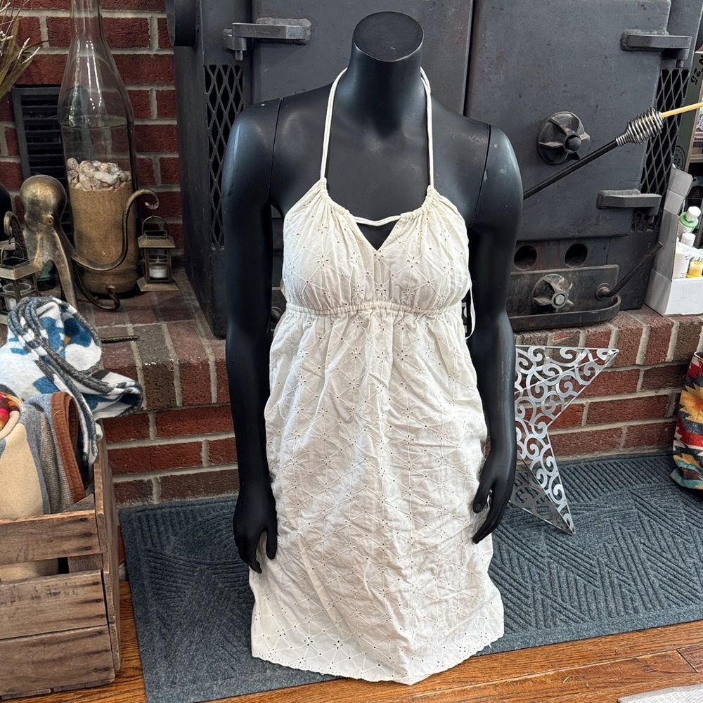 Lucky Brand Ivory Eyelet Dress